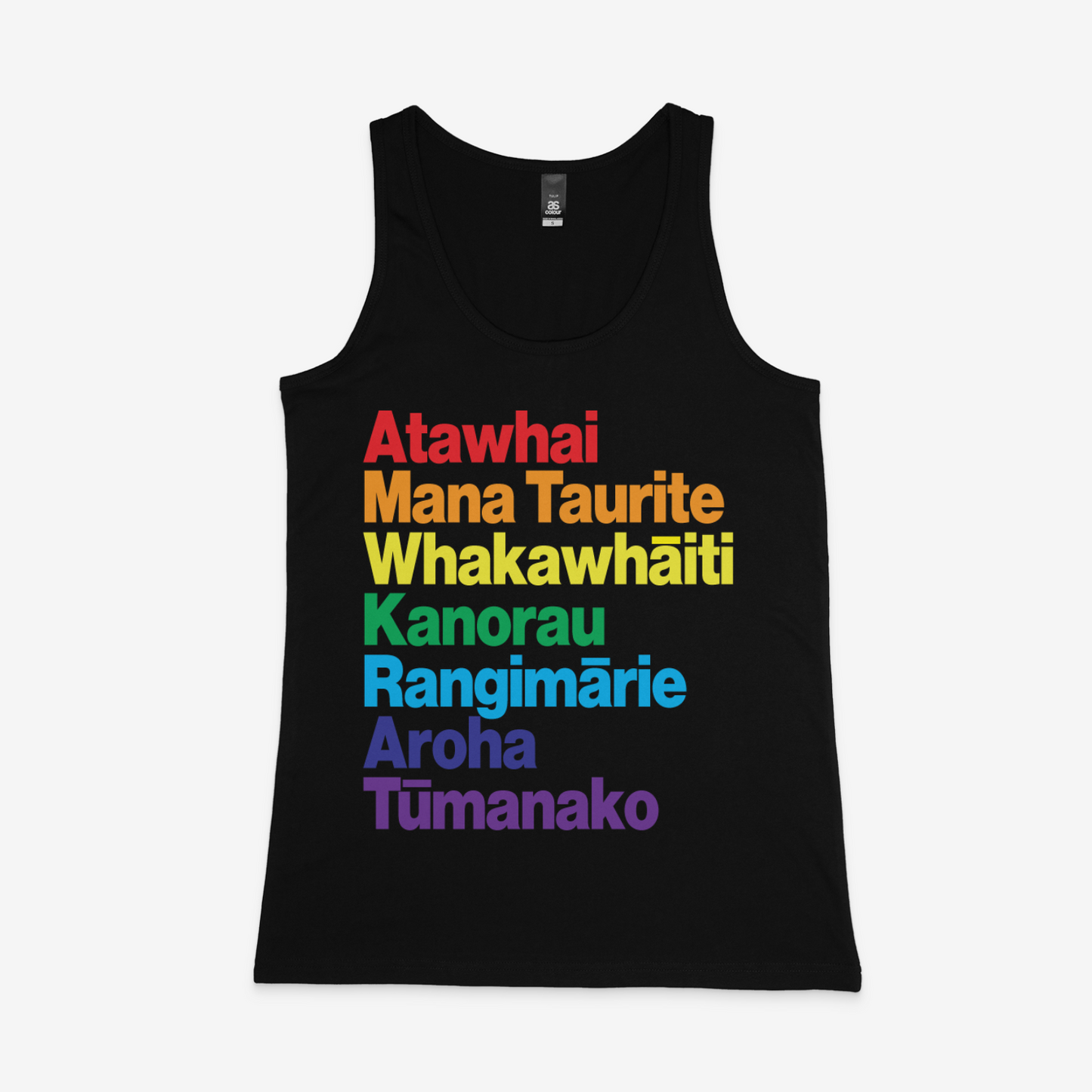 Kindness, Equality, Inclusion Te Reo WOMANS TANK