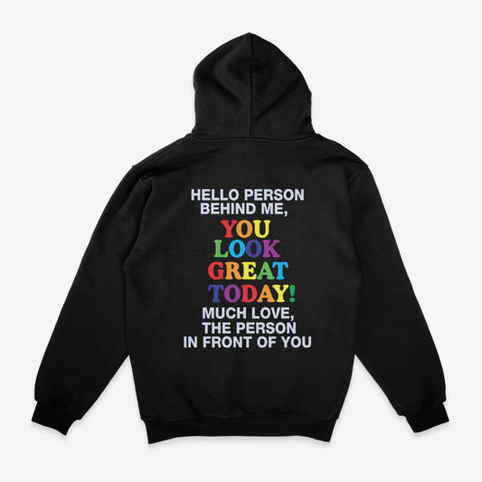 Hello Person Behind Me Hoodie