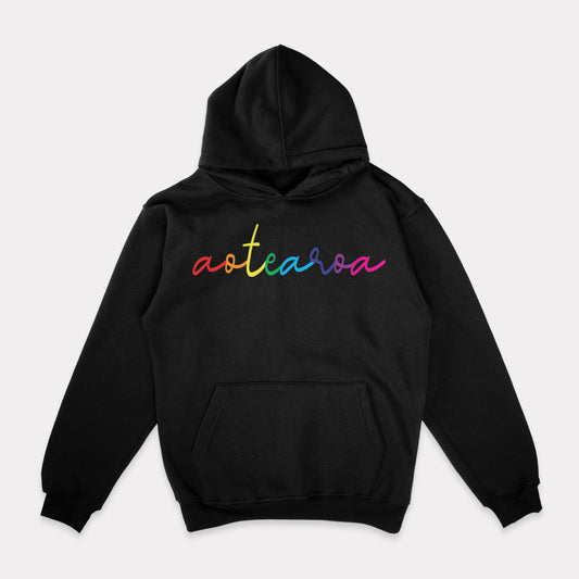 Aotearoa Cursive Hoodie