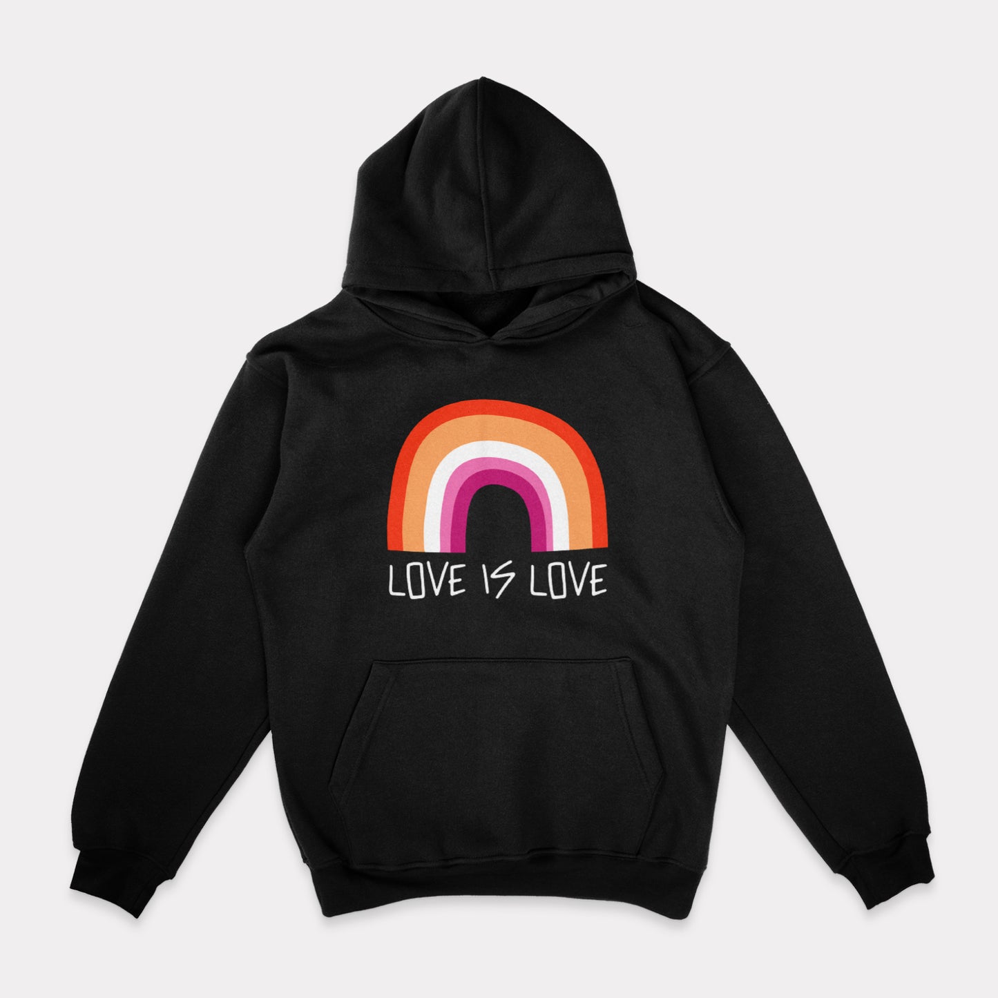 Lesbian Pride Love is Love Hoodie