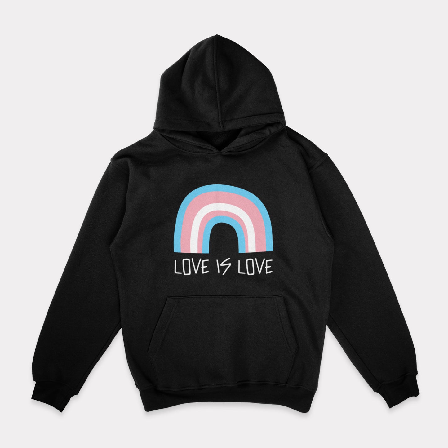 Trans Pride Love is Love Hoodie